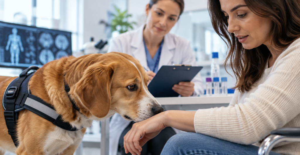 cães podem farejar doenças