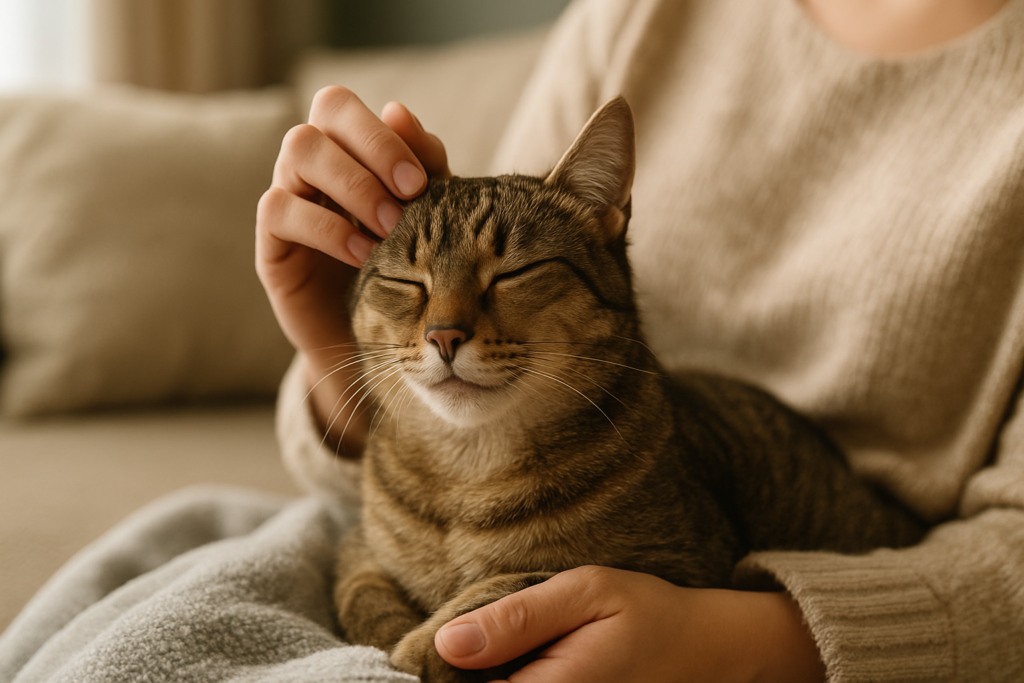o que o ronronar do gato significa