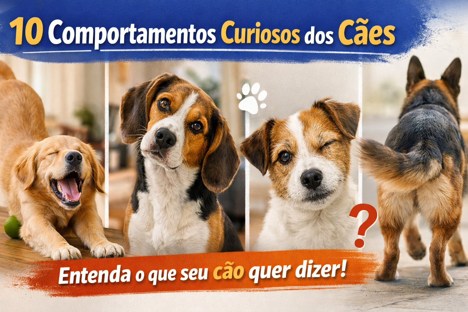 comportamentos curiosos dos cães
