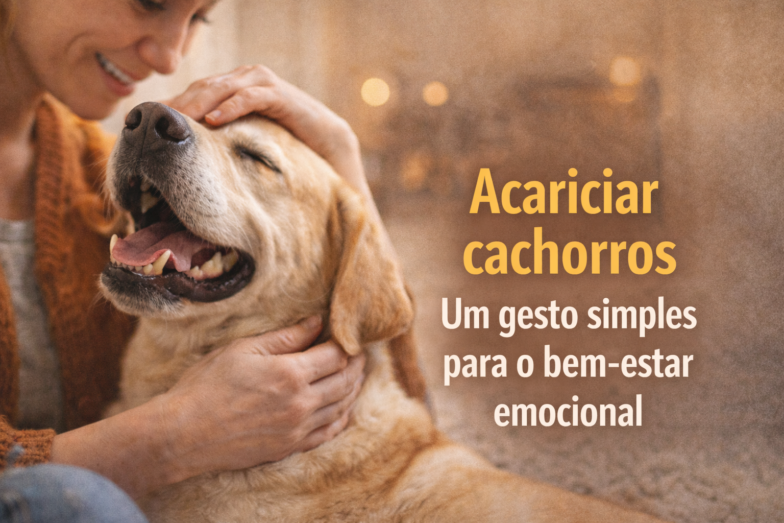 acariciar cachorros