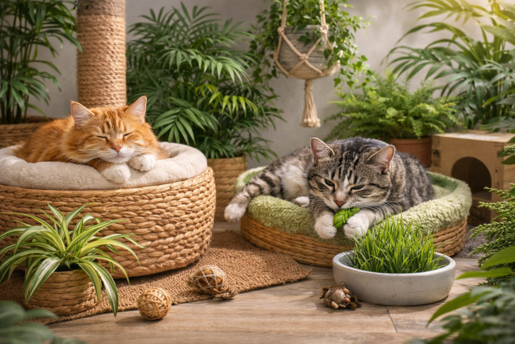 cantinho verde para gatos