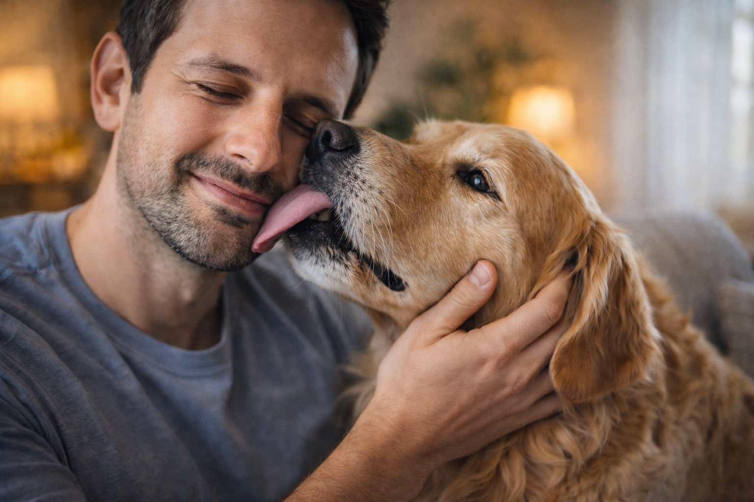 por que os cães lambem