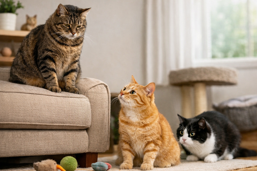 hierarquia dos gatos