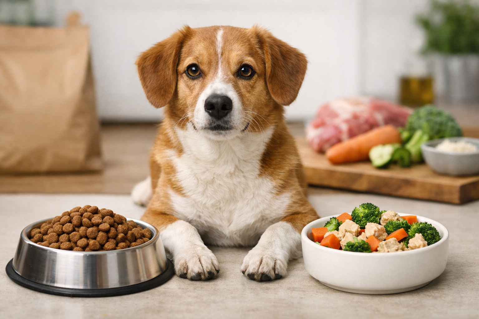 alimentação natural ou ração.