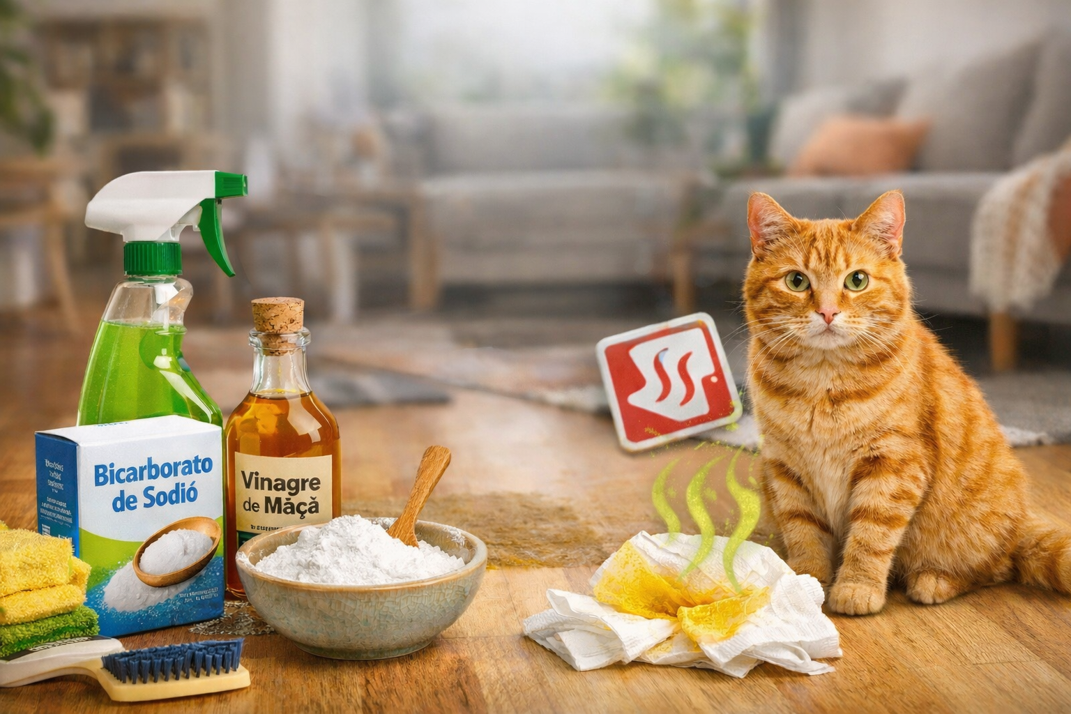 como tirar o cheiro de xixi de gato da casa