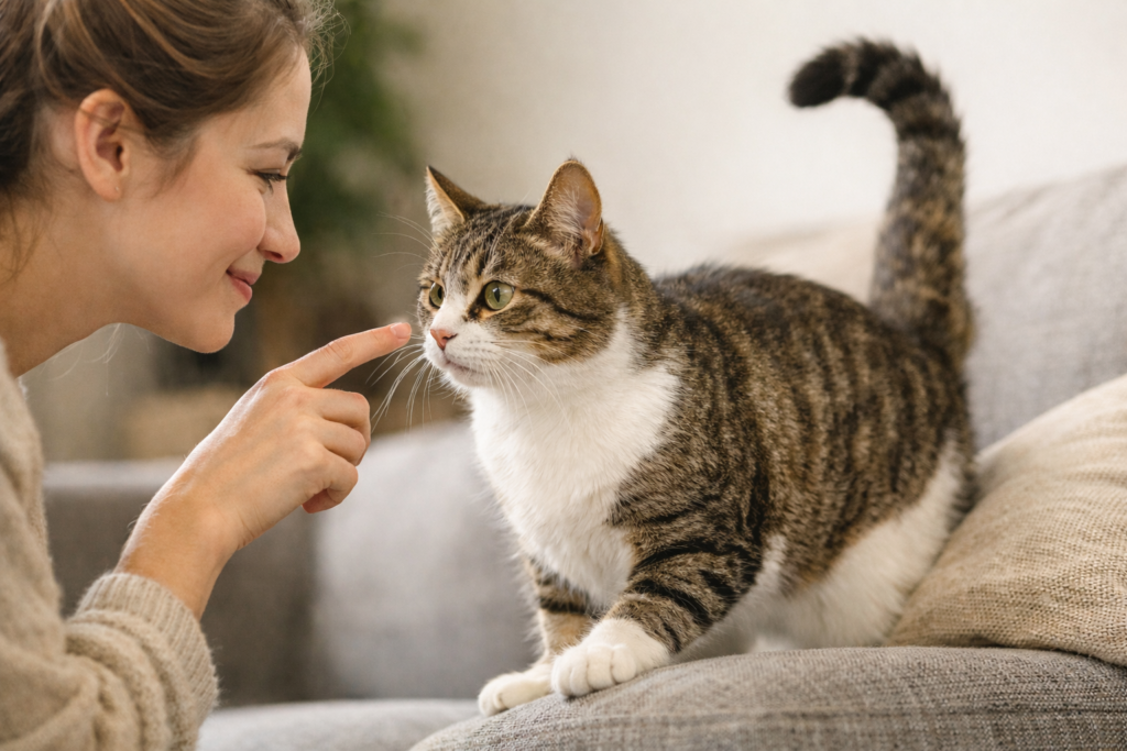 Lingugem corporal do gato
