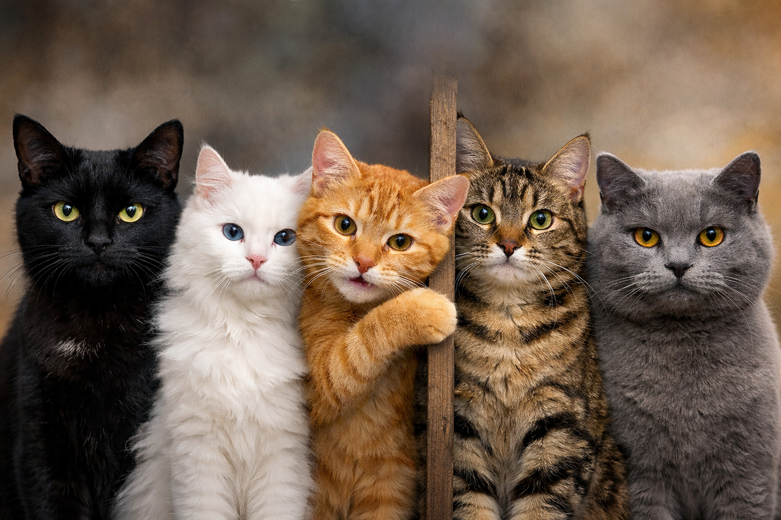 cor do pelo do gato