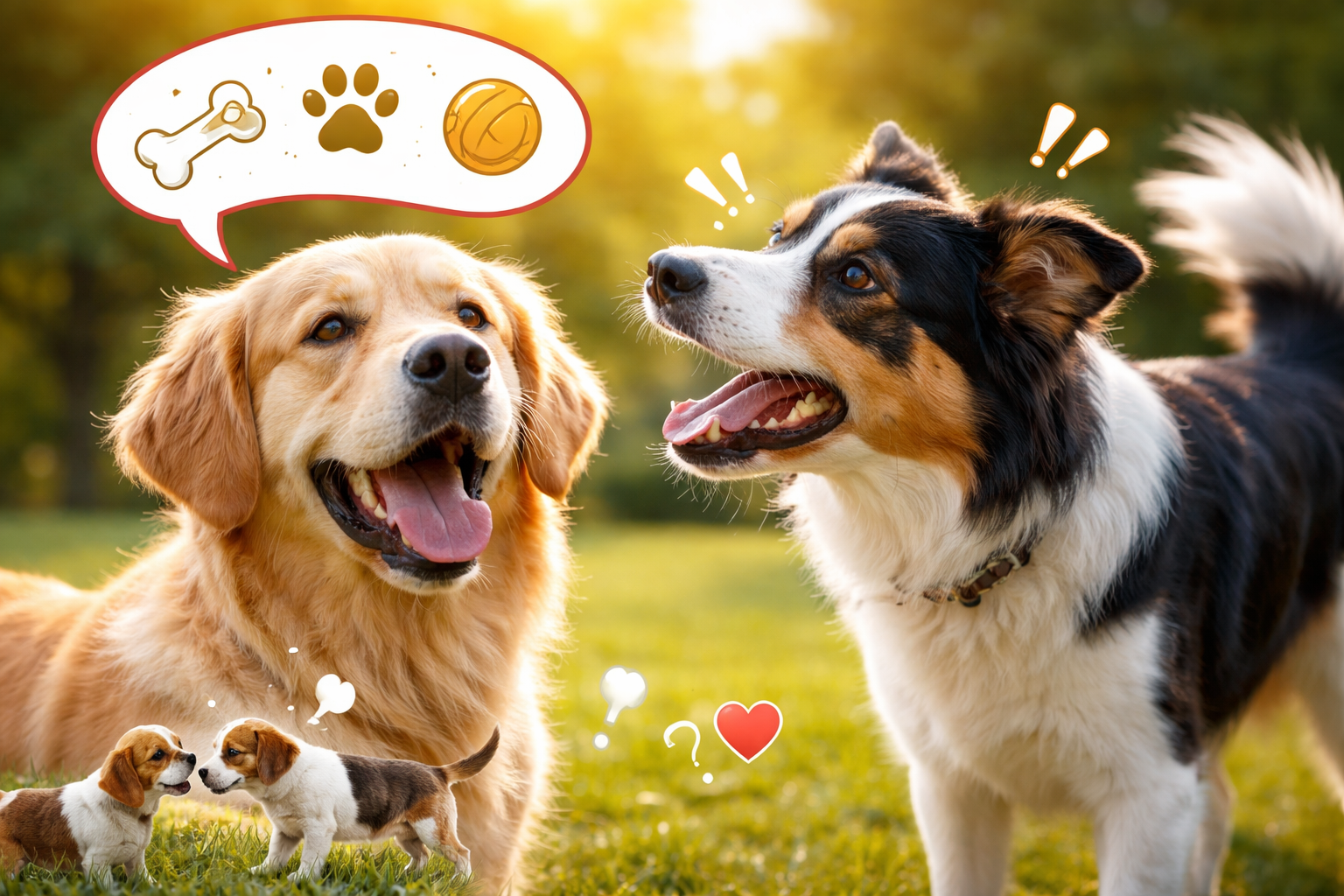 comunicação entre cães