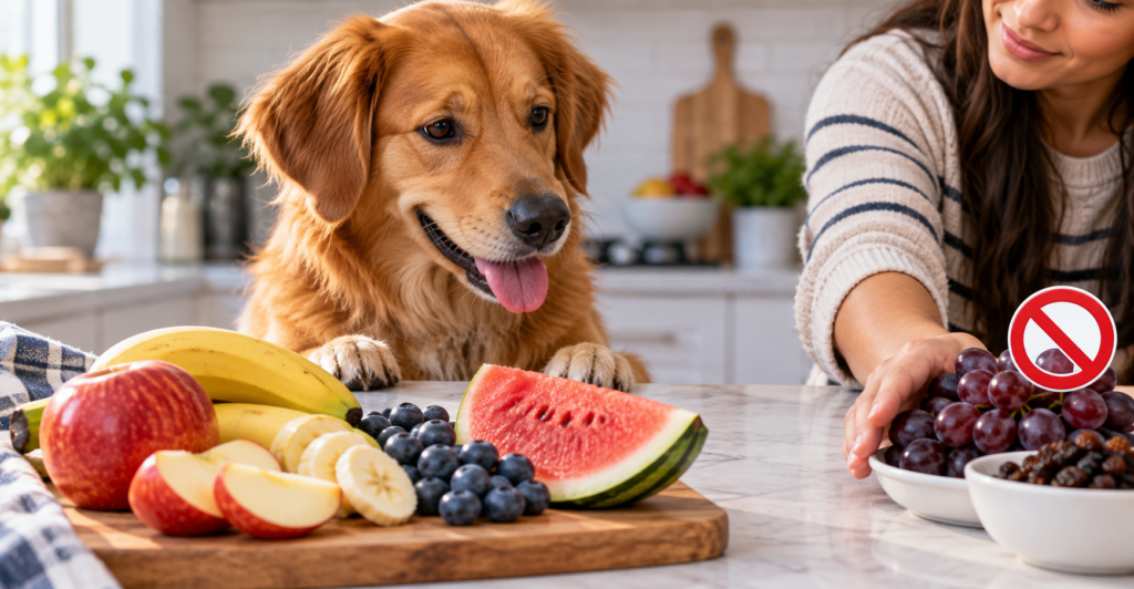 frutas para cachorro