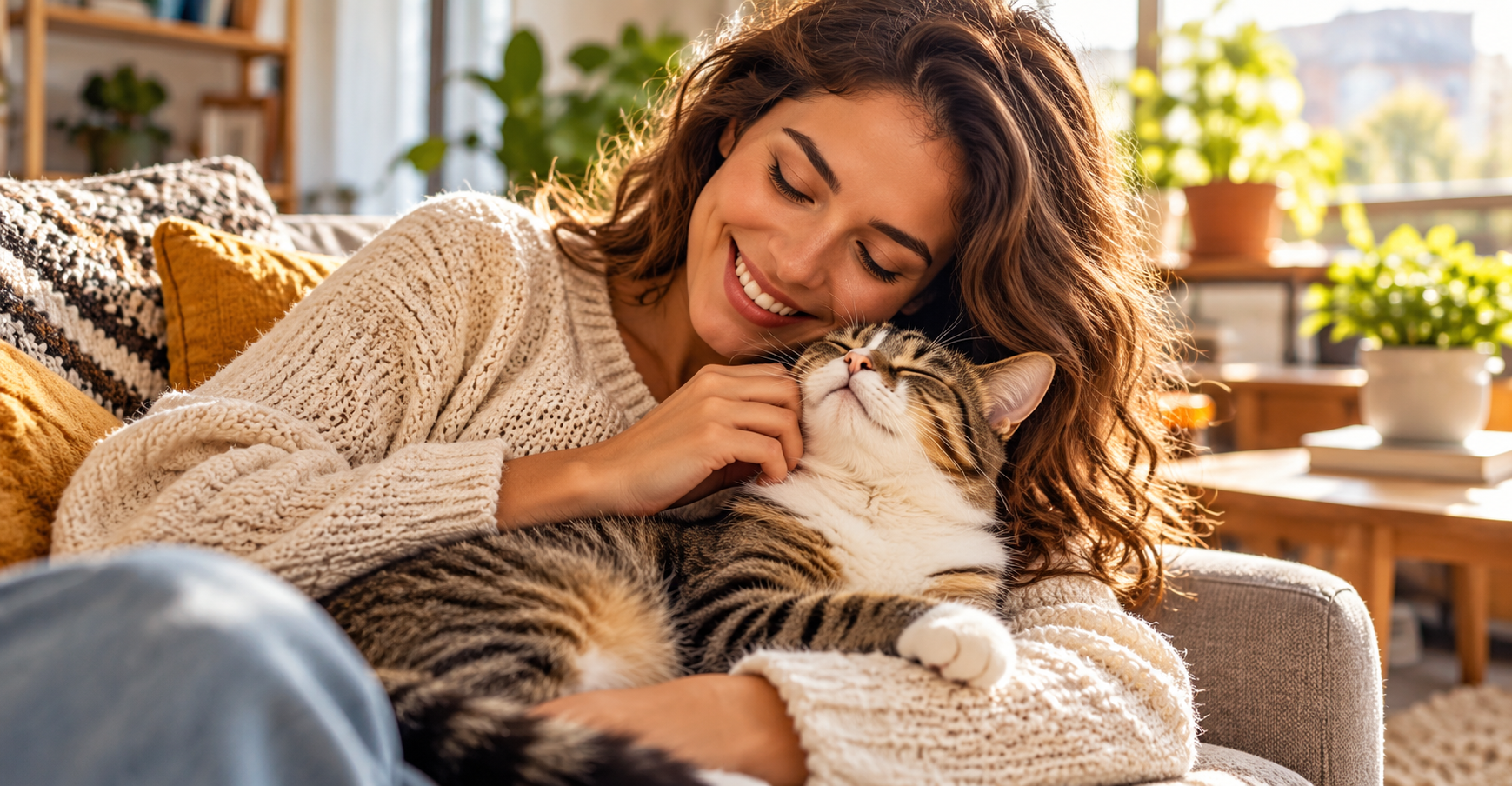 gatos e felicidade